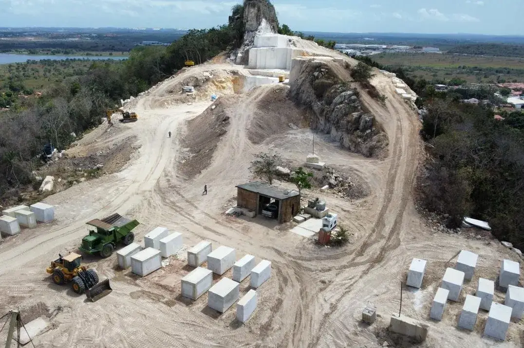 Exportações do setor mineral cearense crescem em 2024, com Itália, Estados Unidos e China liderando entre países compradores